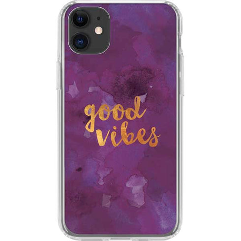 Good Vibes iPhone 11 Clear Case