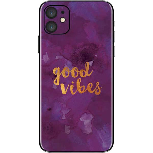 Good Vibes iPhone 11 Skin