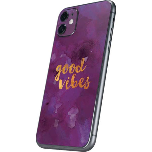Good Vibes iPhone 11 Skin