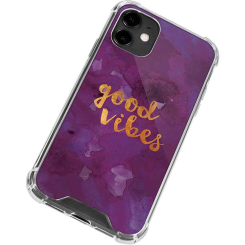 Good Vibes iPhone 12 Clear Case