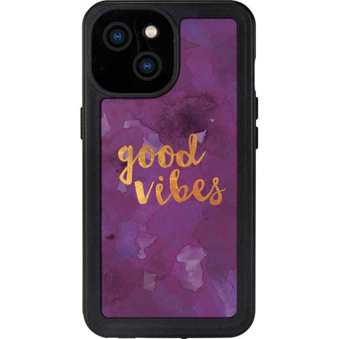 Good Vibes iPhone 13 Mini Waterproof Case