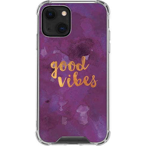 Good Vibes iPhone 14 Plus Clear Case