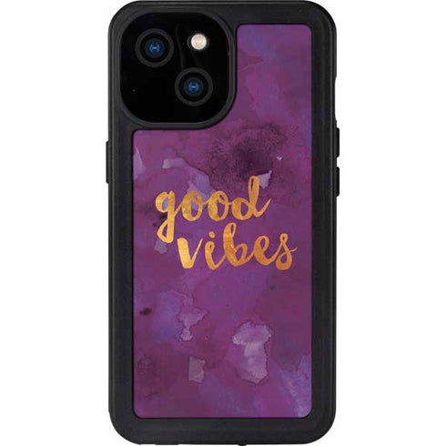 Good Vibes iPhone 15 Waterproof Case