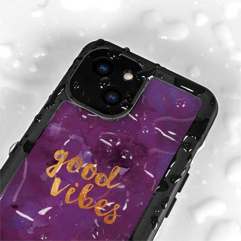 Good Vibes iPhone 15 Waterproof Case