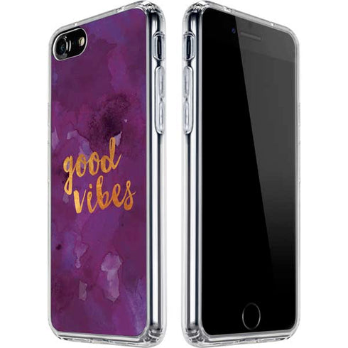 Good Vibes iPhone SE (2nd & 3rd Gen) Clear Case