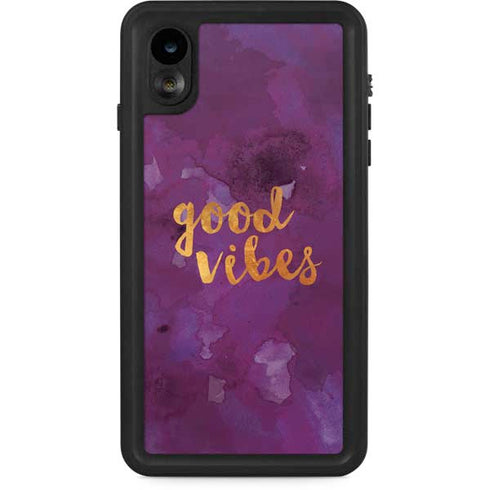 Good Vibes iPhone XR Waterproof Case