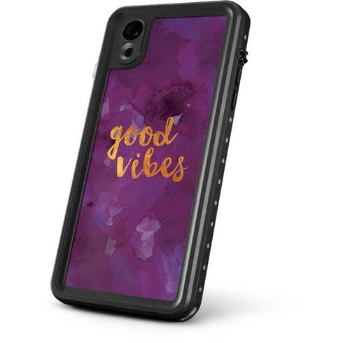 Good Vibes iPhone XR Waterproof Case