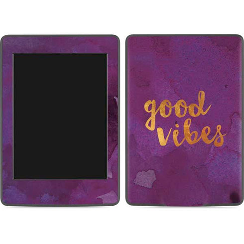 Good Vibes Amazon Kindle Skin