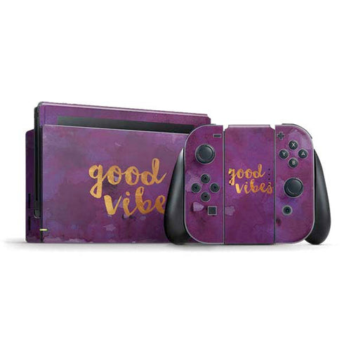 Good Vibes Nintendo Switch Bundle Skin