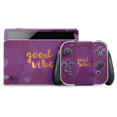 Good Vibes Nintendo Switch OLED (2021) Skin