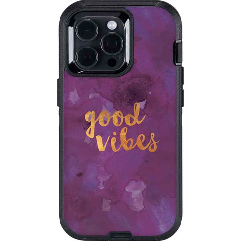 Good Vibes Otterbox Defender iPhone Skin