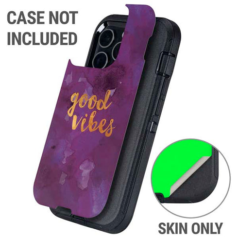 Good Vibes Otterbox Defender iPhone Skin