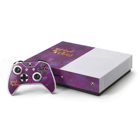 Good Vibes Xbox One S Console and Controller Bundle Skin