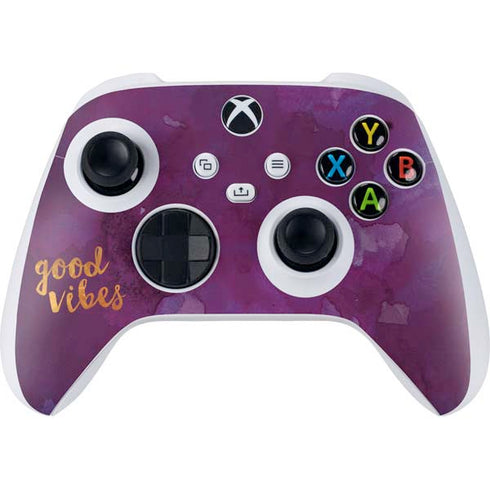Good Vibes Xbox Series S Controller Skin