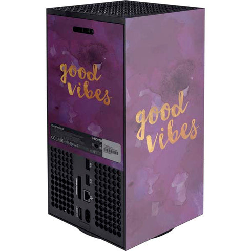 Good Vibes Xbox Series X Console Skin