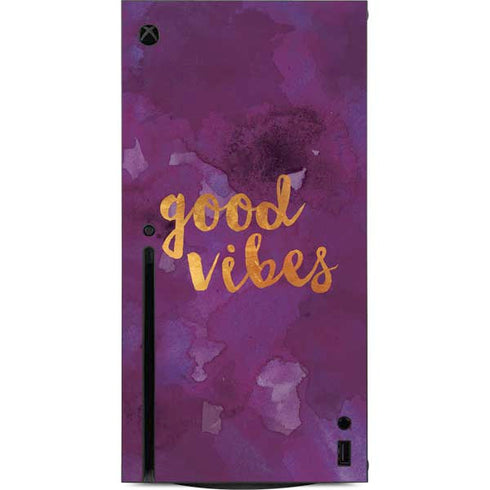Good Vibes Xbox Series X Console Skin
