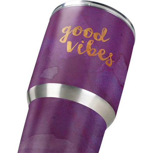Good Vibes Yeti 30oz Rambler Tumbler Skin