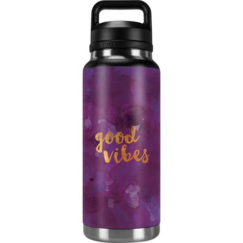 Good Vibes YETI Rambler 36oz Bottle Skin