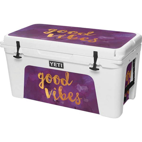 Good Vibes YETI Tundra 75 Hard Cooler Skin