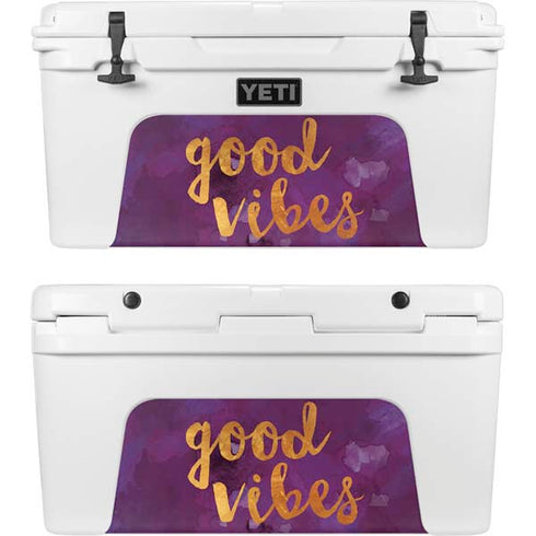 Good Vibes YETI Tundra 75 Hard Cooler Skin