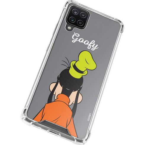 Disney Friends Goofy Backwards Galaxy A12 Clear Case