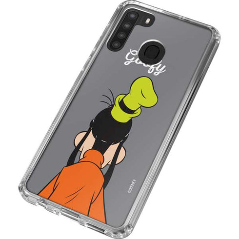 Disney Friends Goofy Backwards Galaxy A21 Clear Case