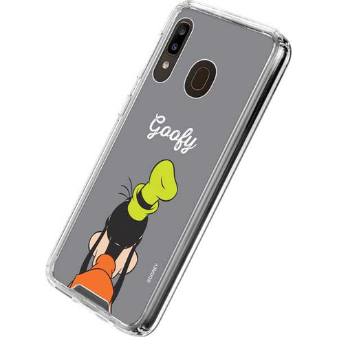 Disney Friends Goofy Backwards Galaxy A30 Clear Case