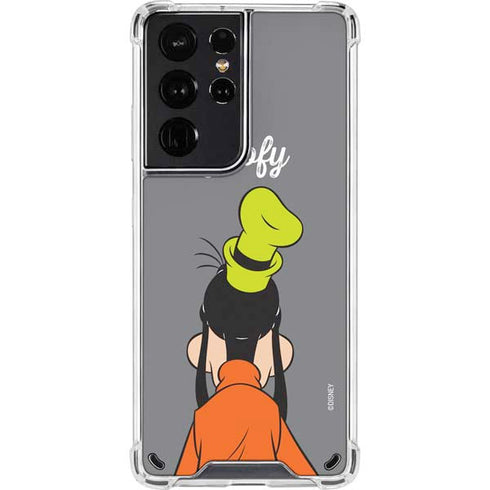 Disney Friends Goofy Backwards Galaxy S21 Ultra 5G Clear Case
