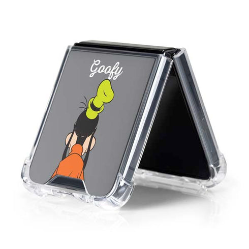 Disney Friends Goofy Backwards Galaxy Z Flip5 5G Clear Case