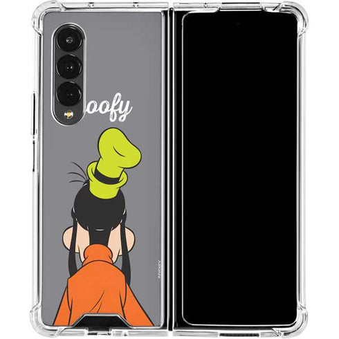 Disney Friends Goofy Backwards Galaxy Z Fold4 5G Clear Case