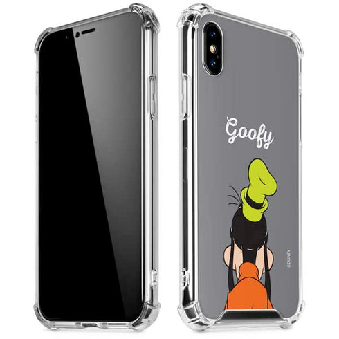 Disney Friends Goofy Backwards iPhone XS Max Clear Case