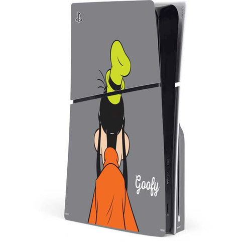 Disney Friends Goofy Backwards PS5 Slim Disk Console Skin