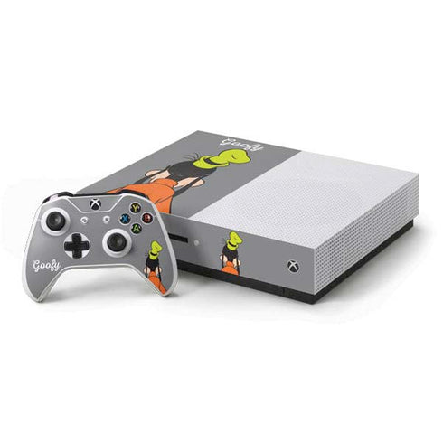 Disney Friends Goofy Backwards Xbox One S Console and Controller Bundle Skin