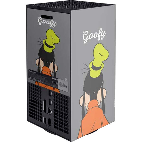 Disney Friends Goofy Backwards Xbox Series X Console Skin