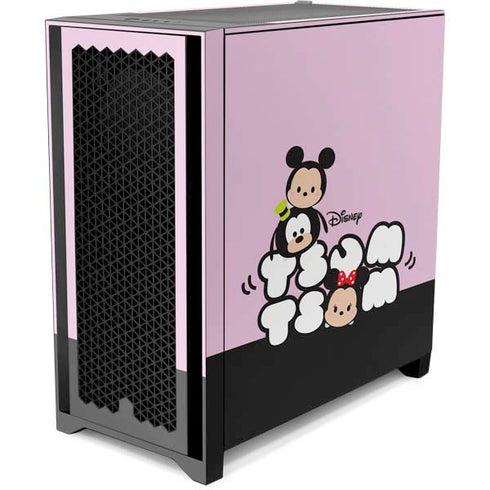 Disney Tsum Tsum Goofy Mickey and Minnie Corsair 4000D Tempered Glass Mid-Tower ATX Case Skin
