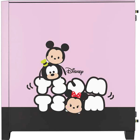 Disney Tsum Tsum Goofy Mickey and Minnie Corsair 4000D Tempered Glass Mid-Tower ATX Case Skin