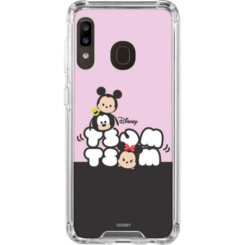 Disney Tsum Tsum Goofy Mickey and Minnie Galaxy A30 Clear Case