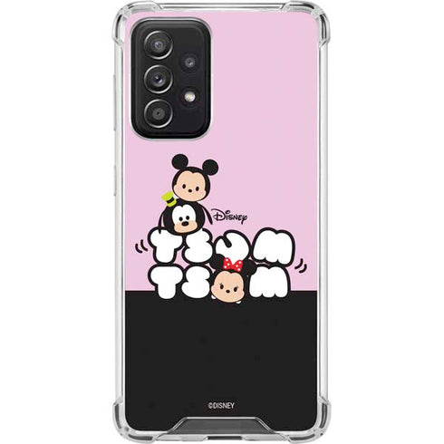 Disney Tsum Tsum Goofy Mickey and Minnie Galaxy A52 5G Clear Case