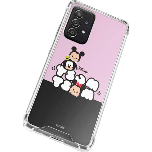 Disney Tsum Tsum Goofy Mickey and Minnie Galaxy A72 5G Clear Case