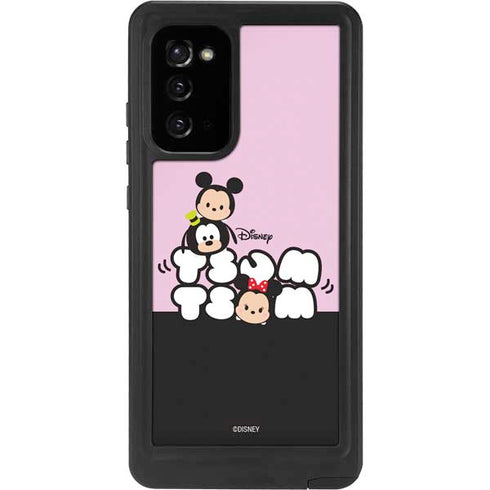 Disney Tsum Tsum Goofy Mickey and Minnie Galaxy Note20 5G Waterproof Case