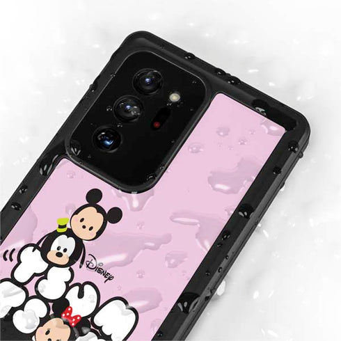 Disney Tsum Tsum Goofy Mickey and Minnie Galaxy Note20 Ultra 5G Waterproof Case
