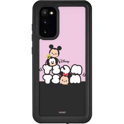 Disney Tsum Tsum Goofy Mickey and Minnie Galaxy S20 Waterproof Case