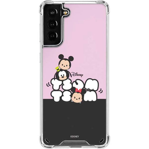 Disney Tsum Tsum Goofy Mickey and Minnie Galaxy S21 Plus 5G Clear Case