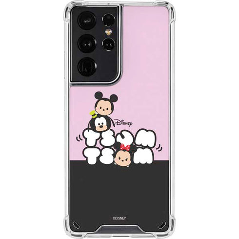 Disney Tsum Tsum Goofy Mickey and Minnie Galaxy S21 Ultra 5G Clear Case