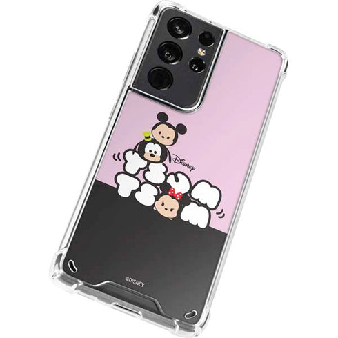 Disney Tsum Tsum Goofy Mickey and Minnie Galaxy S21 Ultra 5G Clear Case