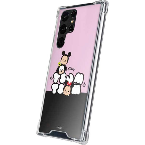 Disney Tsum Tsum Goofy Mickey and Minnie Galaxy S22 Ultra Clear Case
