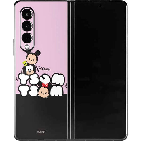 Disney Tsum Tsum Goofy Mickey and Minnie Galaxy Z Fold3 5G Skin