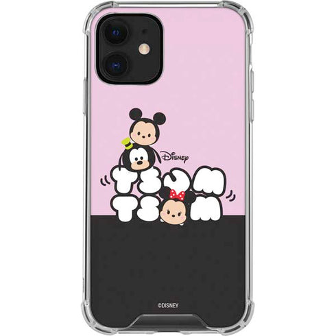 Disney Tsum Tsum Goofy Mickey and Minnie iPhone 12 Clear Case