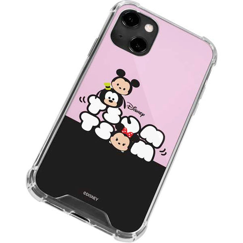 Disney Tsum Tsum Goofy Mickey and Minnie iPhone 14 Clear Case