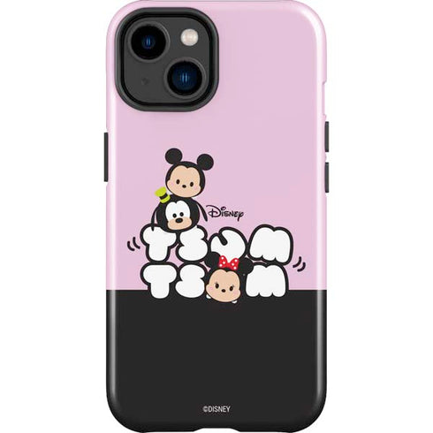 Disney Tsum Tsum Goofy Mickey and Minnie iPhone 15 Plus Impact Case